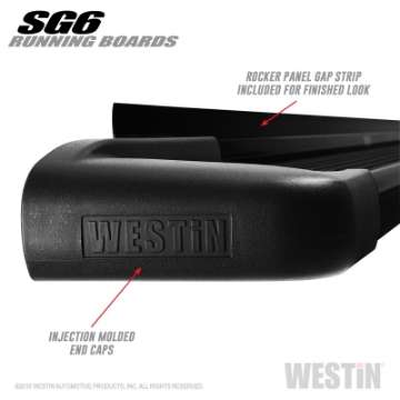 Picture of Westin SG6 Black Aluminum Running Boards 83-00 in