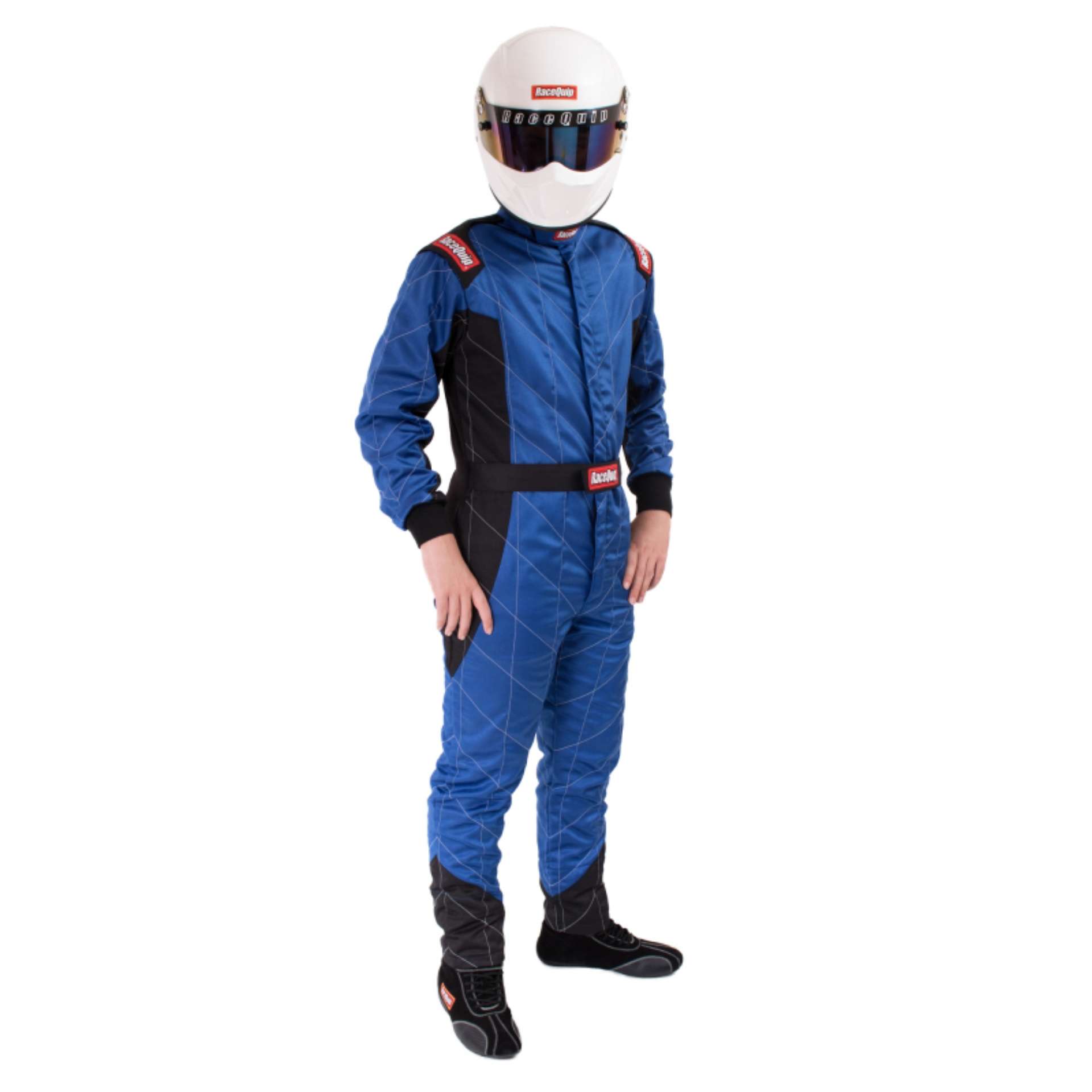 Picture of RaceQuip Blue Chevron-5 Suit SFI-5 - Large