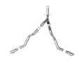 Picture of aFe Large Bore-HD 4in 409SS DPF-Back Exhaust System w-Polished Tips 20 GM Diesel Trucks V8-6-6L