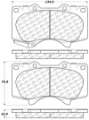 Picture of StopTech 03-09 Lexus GX4780-Toyota 4Runner Front Truck & SUV Brake Pad