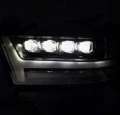 Picture of AlphaRex 19-20 Ram 1500HD NOVA LED Proj Headlights Plank Style Gloss Blk w-Activ Lght-Seq Signal-DRL