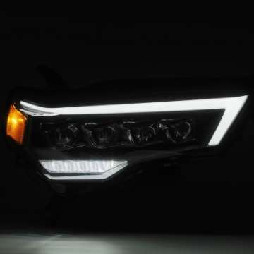 Picture of AlphaRex 14-20 Toyota 4Runner NOVA LED Projector Headlights Plank Style Chrome w-Activation Light