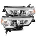 Picture of AlphaRex 14-20 Toyota 4Runner PRO-Series Projector Headlights Plank Style Chrm w-Sequential Signal