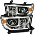 Picture of AlphaRex 07-13 Toyota Tundra PRO-Series Projector Headlights Plank Style Chrome w-Activation Light