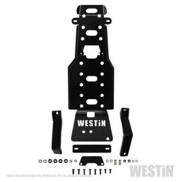 Picture of Westin-Snyper 07-11 Jeep Wrangler Transmission Pan Skid Plate - Textured Black