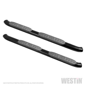 Picture of Westin 18-20 Jeep Wrangler JL Unlimited 4DR PRO TRAXX 4 Oval Nerf Step Bars - Textured Black