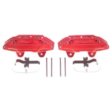 Picture of Power Stop 90-96 Nissan 300ZX Front Red Calipers - Pair