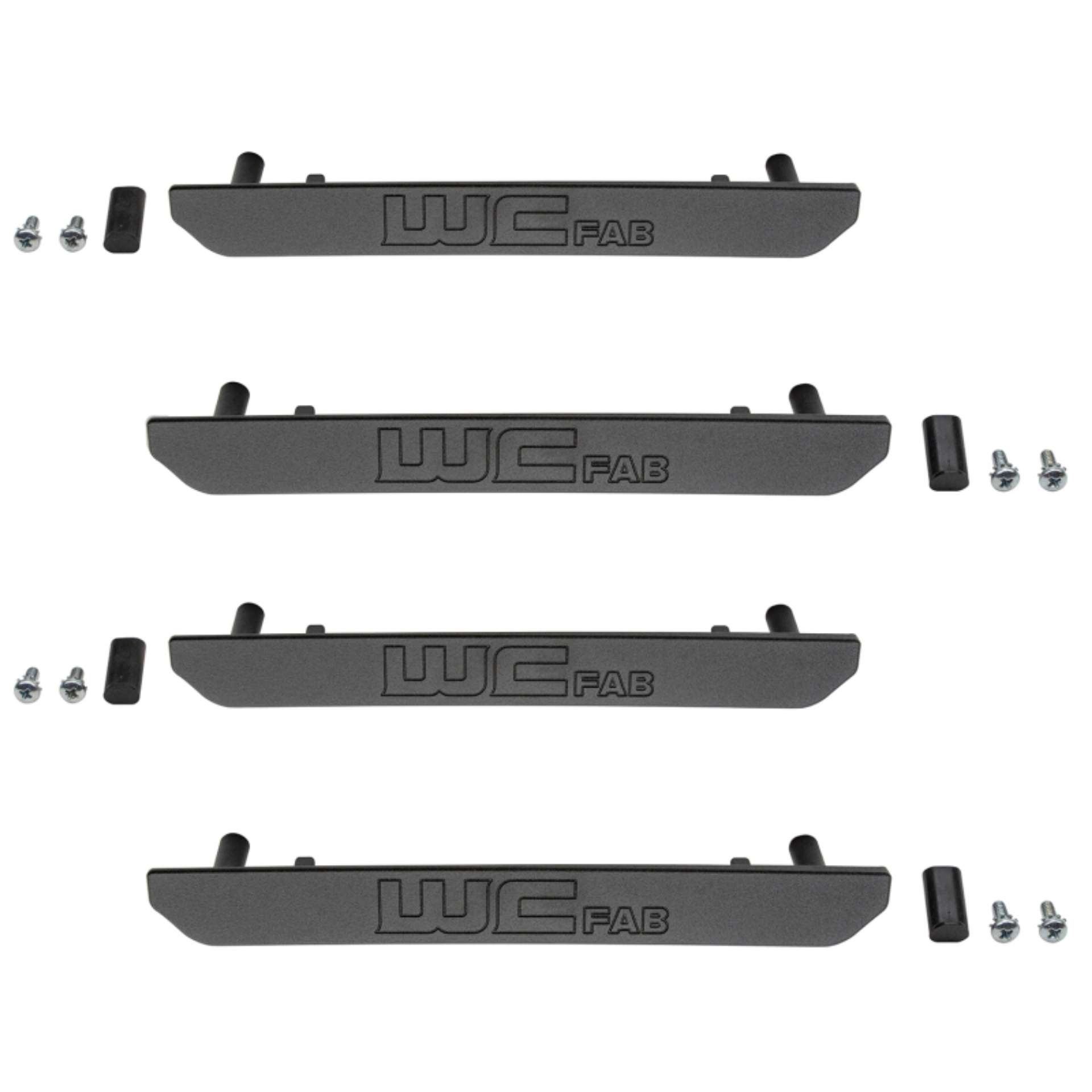 Picture of Wehrli 2020+ GMC 2500-3500HD Fender Flare Marker Light Delete Kit w-Logo - Fine Texture Black