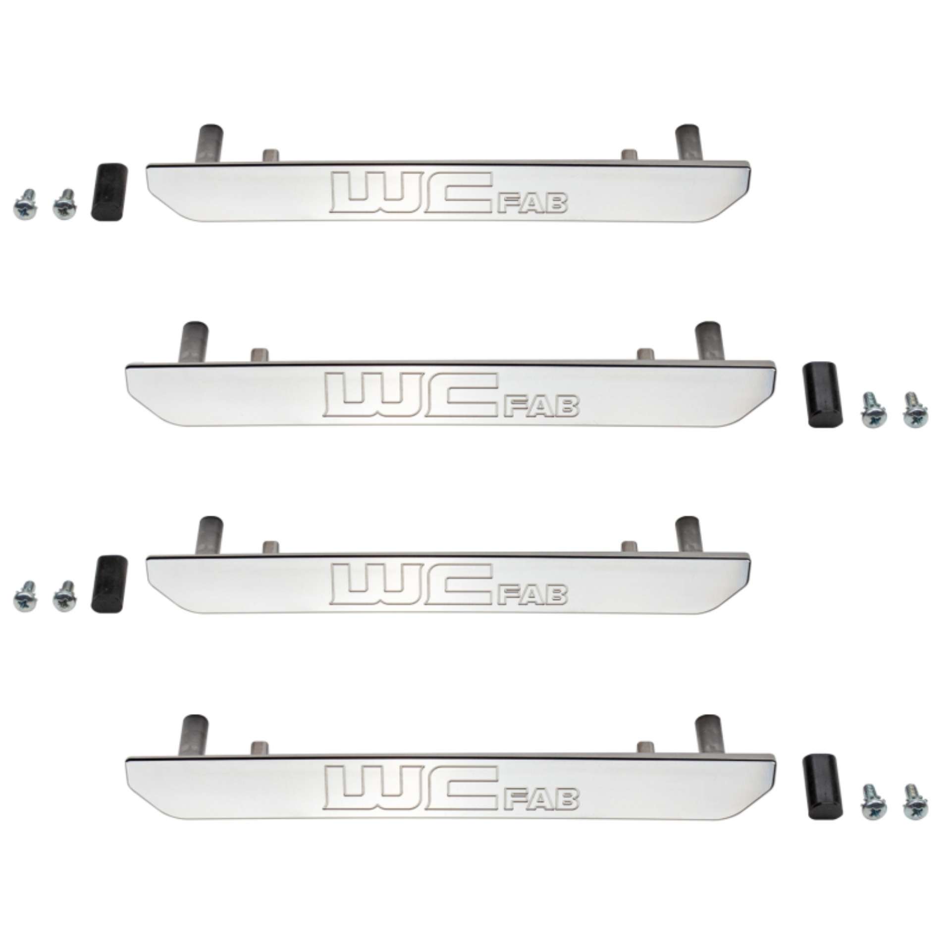 Picture of Wehrli 2020+ GMC 2500-3500HD Fender Flare Marker Light Delete Kit w-Logo - Raw Finish