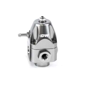 Picture of DeatschWerks DWR1000c Adjustable Fuel Pressure Regulator Dual 6AN Inlet and 6AN Outlet - Titanium