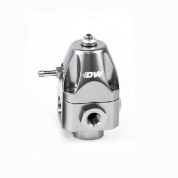 Picture of DeatschWerks DWR1000c Adjustable Fuel Pressure Regulator Dual 6AN Inlet and 6AN Outlet - Titanium
