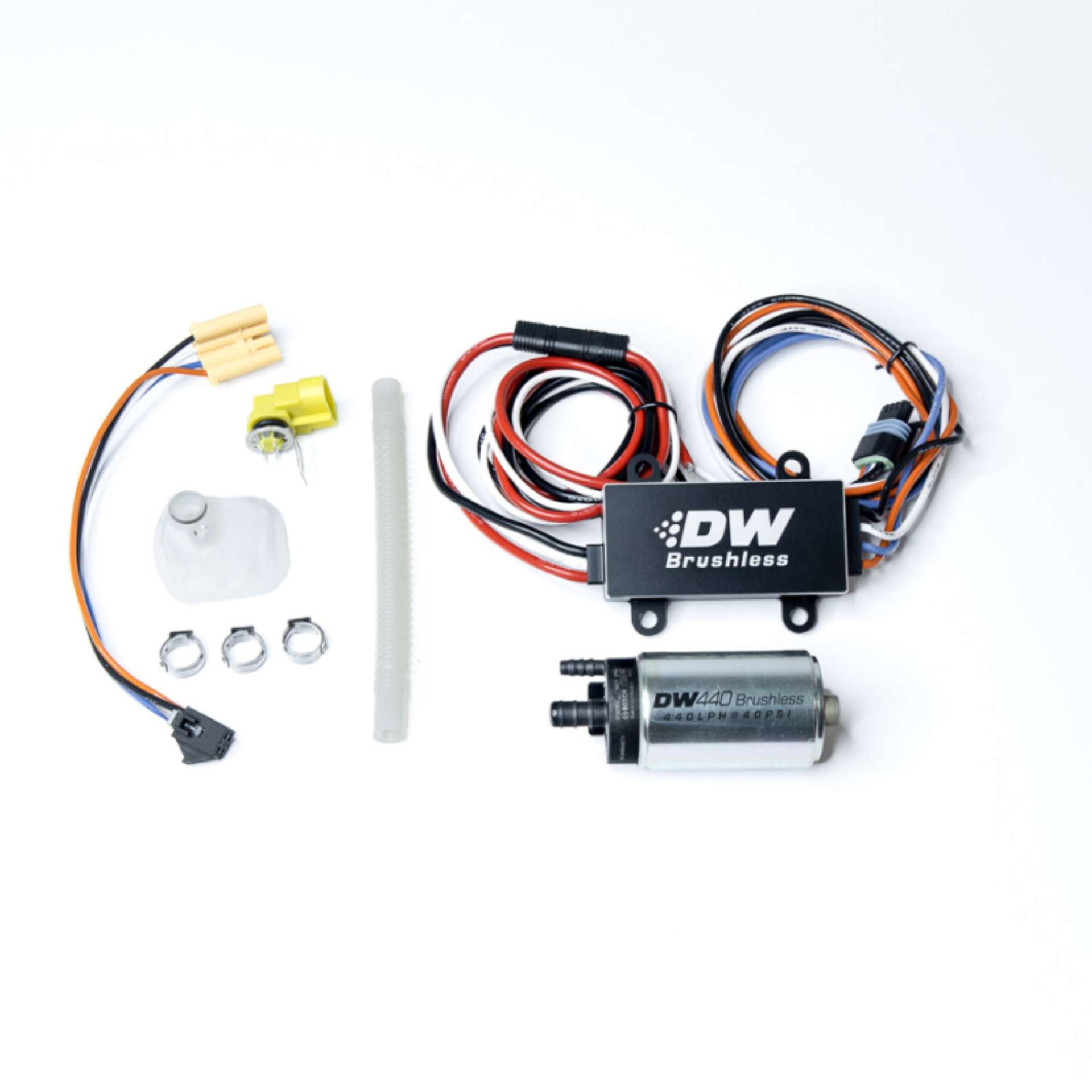 Picture of DeatschWerks 04-08 Mazda RX-8 440lph In-Tank Brushless Fuel Pump w-9-0904 Instl kit-C103 Controller