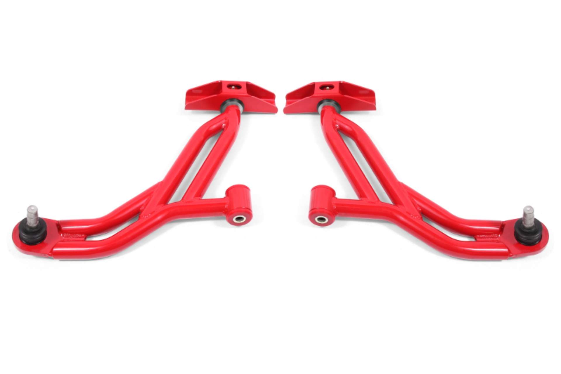 Picture of BMR Suspension 05-14 Ford Mustang Lower A-Arms - Red - Non-Adjustable