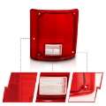 Picture of ANZO 1978-1991 Chevy Blazer Taillight Red-Clear Lens w-o Chrome Trim Fleetside OE Replacement