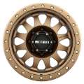 Picture of Method MR304 Double Standard 17x8-5 0mm Offset 8x6-5 130-81mm CB Method Bronze Wheel