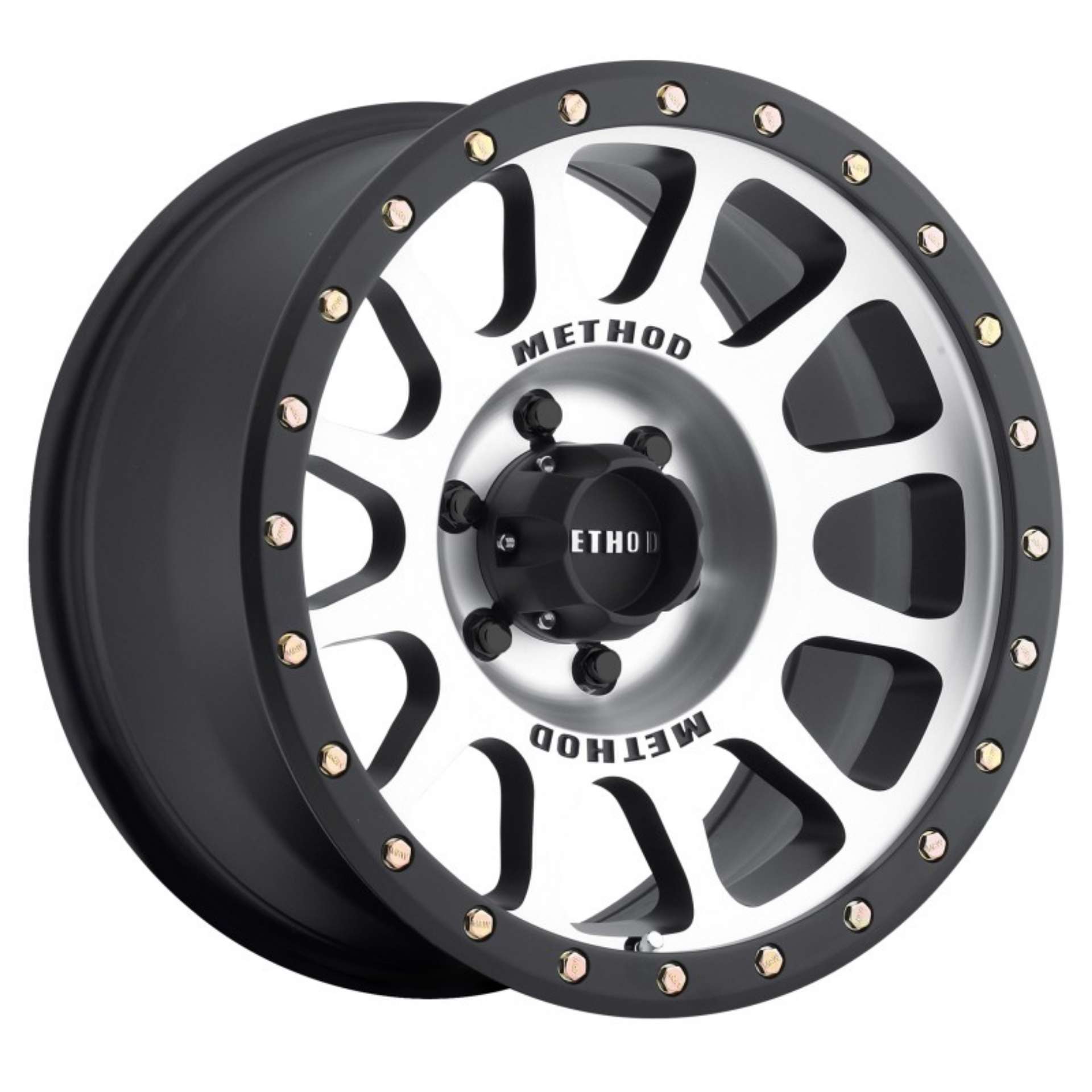 Picture of Method MR305 NV 18x9 0mm Offset 6x5-5 108mm CB Machined-Black Street Loc Wheel