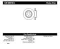 Picture of StopTech 05-10 Jeep Grand Cherokee Drilled Left Front Cryo Rotor