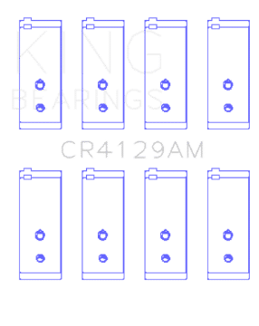 Picture of King Toyota 18R-21R Size +1-0 Connecting Rod Bearing Set