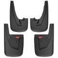 Picture of Husky Liners 19-22 RAM 2500-3500 w-o OEM Fender Flares Custom Front & Rear Mud Guard Set - Black