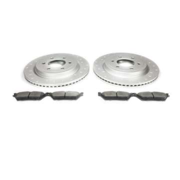 Picture of Alcon 19-20 Raptor- 18-20 F-150 Rear Pad and Rotor Kit Use with Stock Calipers w- Elect Park Brake