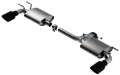 Picture of Borla 19-21 Mazda 3 Hatchback 2-0-2-5L NA S-Type Axle-back Black Chrome Tips