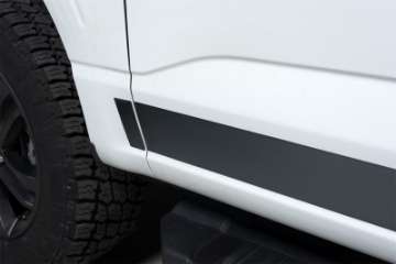 Picture of Putco 2021 Ford F-150 Reg Cab 8ft Long Box Black Platinum Rocker Panels 4-25in Tall 10pcs