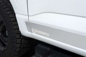 Picture of Putco 2021 Ford F-150 Reg Cab 8ft Long Box Ford Licensed SS Rocker Panels 4-25in Tall 10pcs