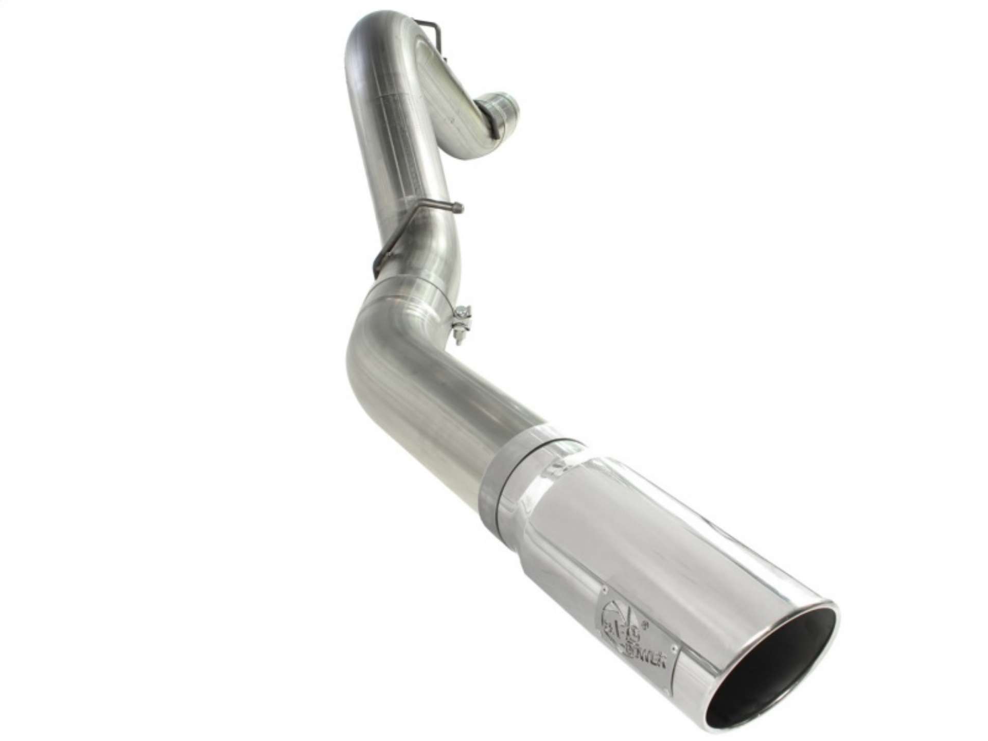 Picture of aFe MACHForce XP Exhaust 5in DPF-Back SS 11-13 GM Diesel Trucks V8-6-6L td LML Pol Tip