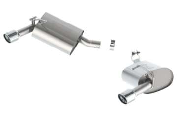 Picture of Borla 14-15 Chevy Camaro 3-6L V6 RWD Single Split Rr Exit Touring Exhaust rear section only