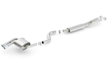 Picture of Borla 08-12 BMW 328i Sdm E90 2-0L RWD Dual Left Rear Exit Touring Cat-Back Exhaust