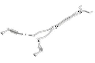 Picture of Borla 14-15 Chevy Camaro SS 6-2L V8 Single Split Rear Exit S-Type Catback Exhaust