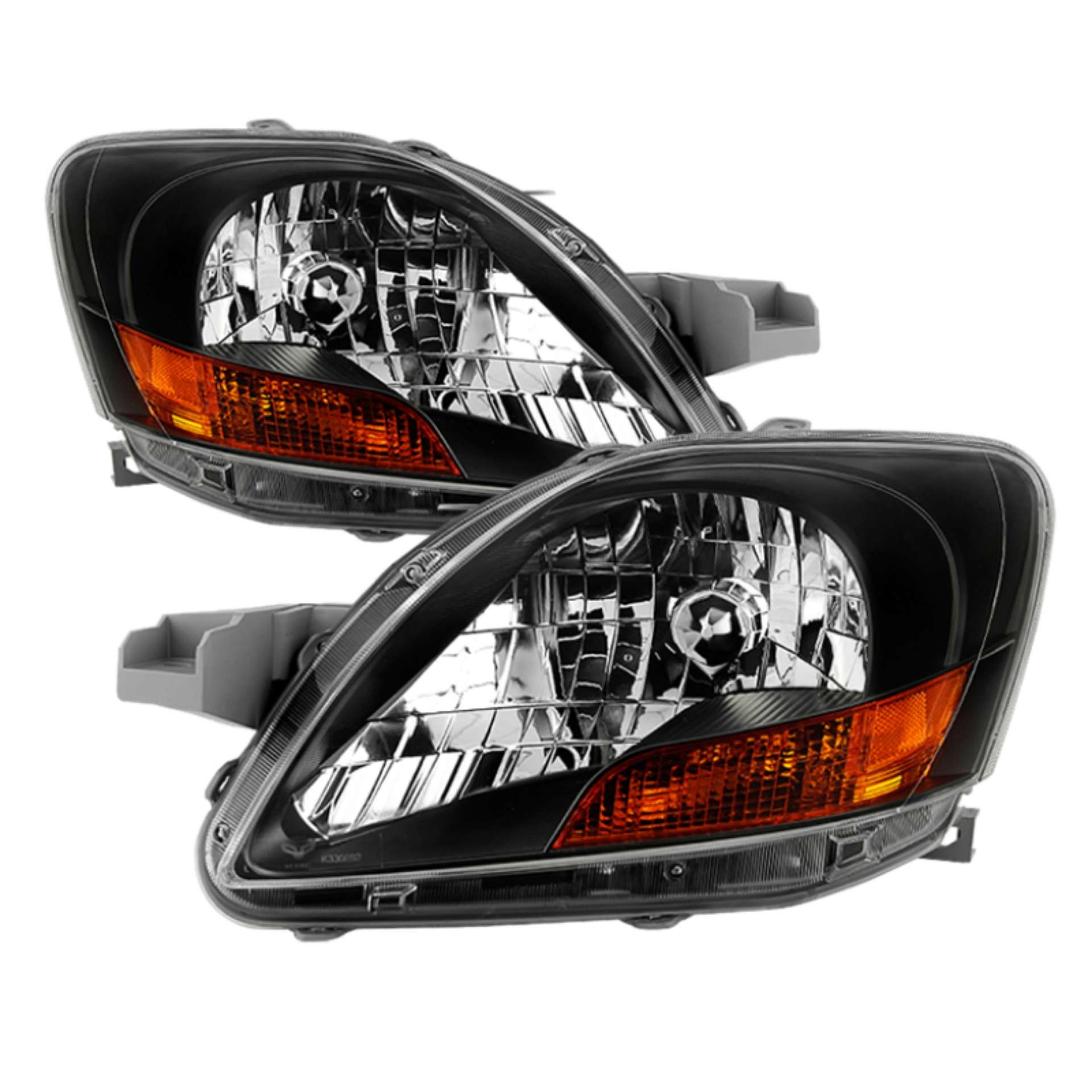 Picture of xTune Toyota Yaris Sedan 06-12 OEM Style Headlights - Black HD-JH-TYA06-AM-BK