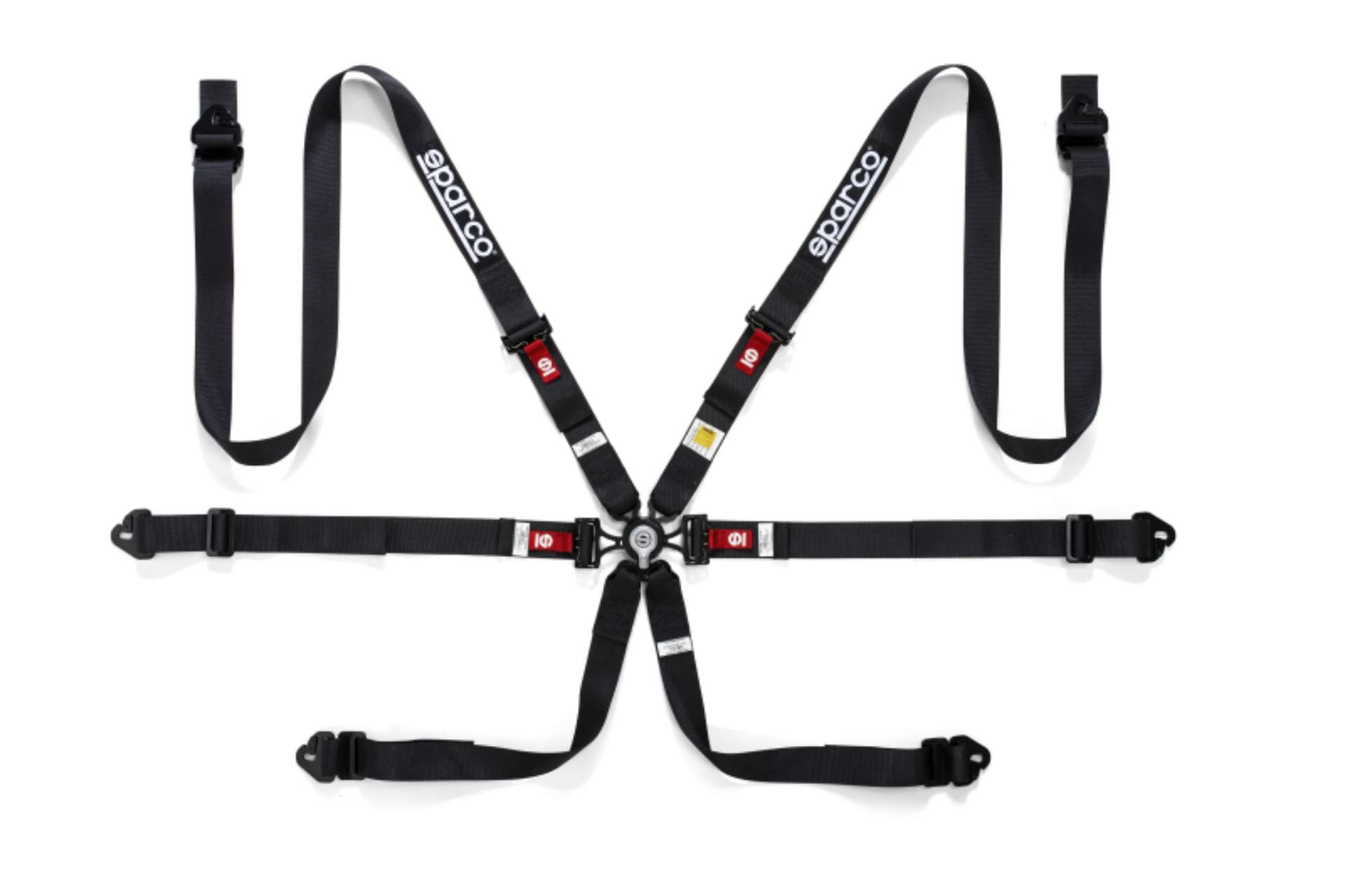 Picture of Sparco Belt PD 6 Point 2in Black Harness