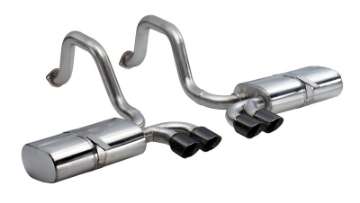 Picture of Corsa 1997-2004 Chevrolet Corvette C5 Z06 5-7L V8 Black Sport Axle-Back Exhaust