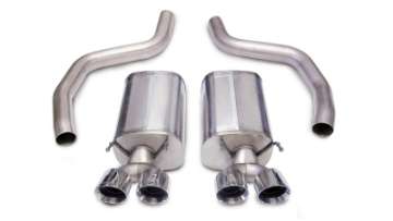 Picture of Corsa 2006-2013 Chevrolet Corvette C6 Z06 7-0L V8 Polished Sport Axle-Back Exhaust