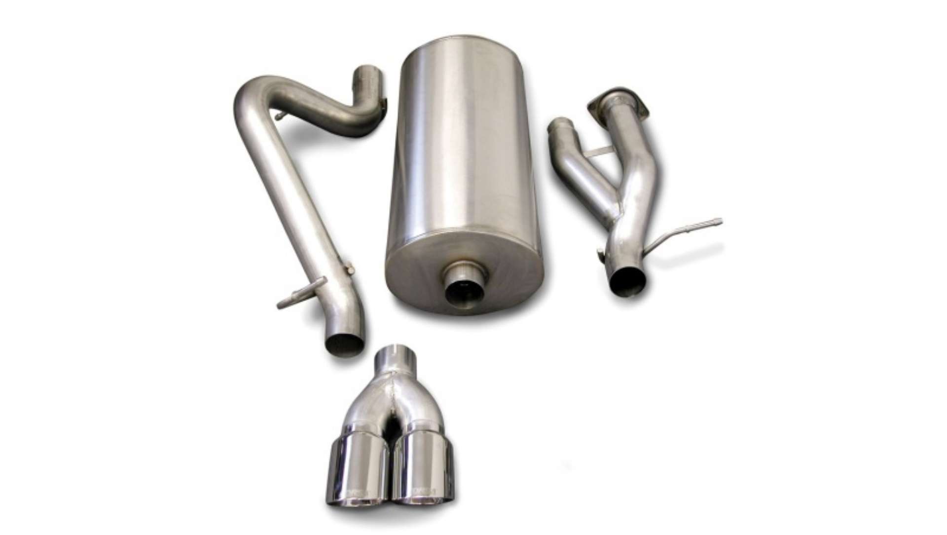 Picture of Corsa 2003-2006 Hummer H2 6-0L V8 Polished Sport Cat-Back Exhaust