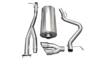 Picture of Corsa 2003-2007 Chevrolet Silverado Short Bed SS 6-0L V8 Polished Sport Cat-Back Exhaust