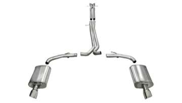 Picture of Corsa 2010-2019 Ford Taurus SHO 3-5L V6 Turbo Polished Sport Cat-Back Exhaust