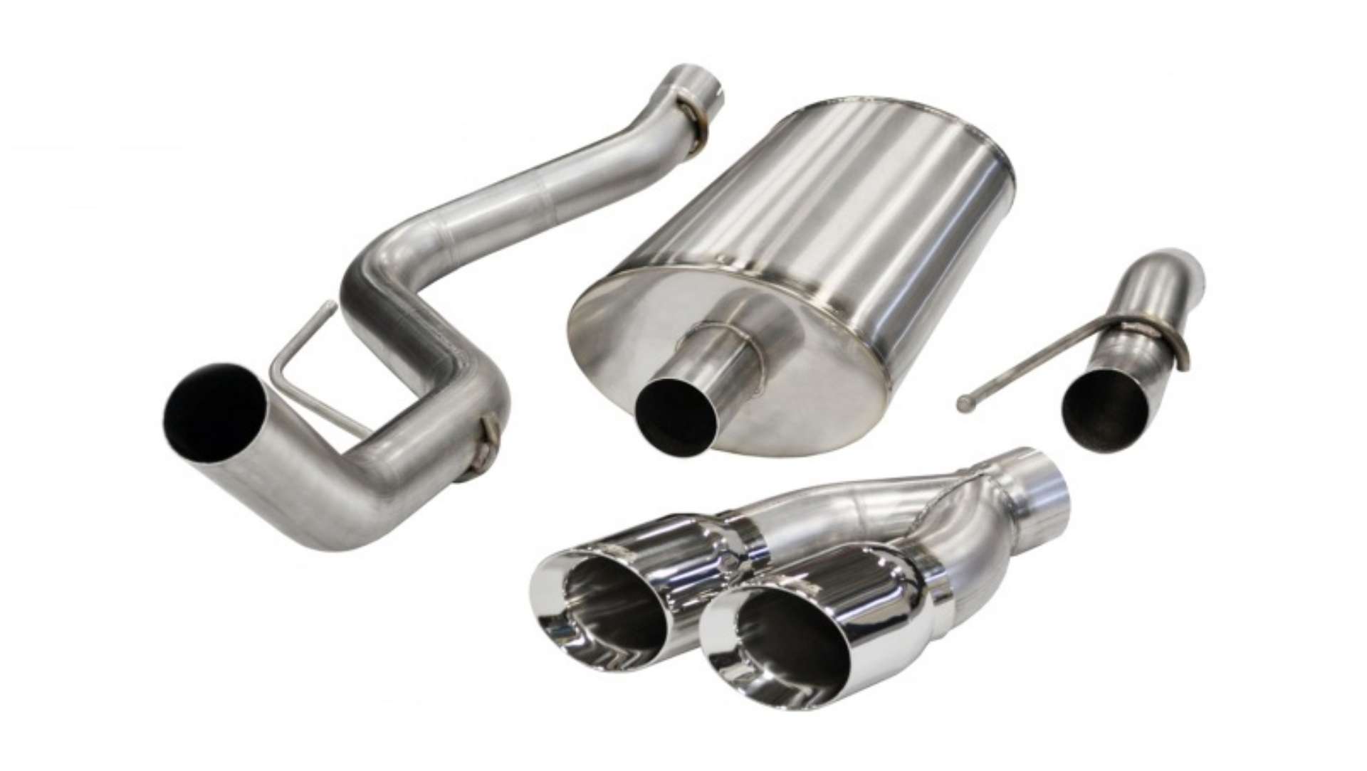 Picture of Corsa 2011-2014 Ford F-150 Raptor 6-2L V8 Polished Sport Cat-Back Exhaust