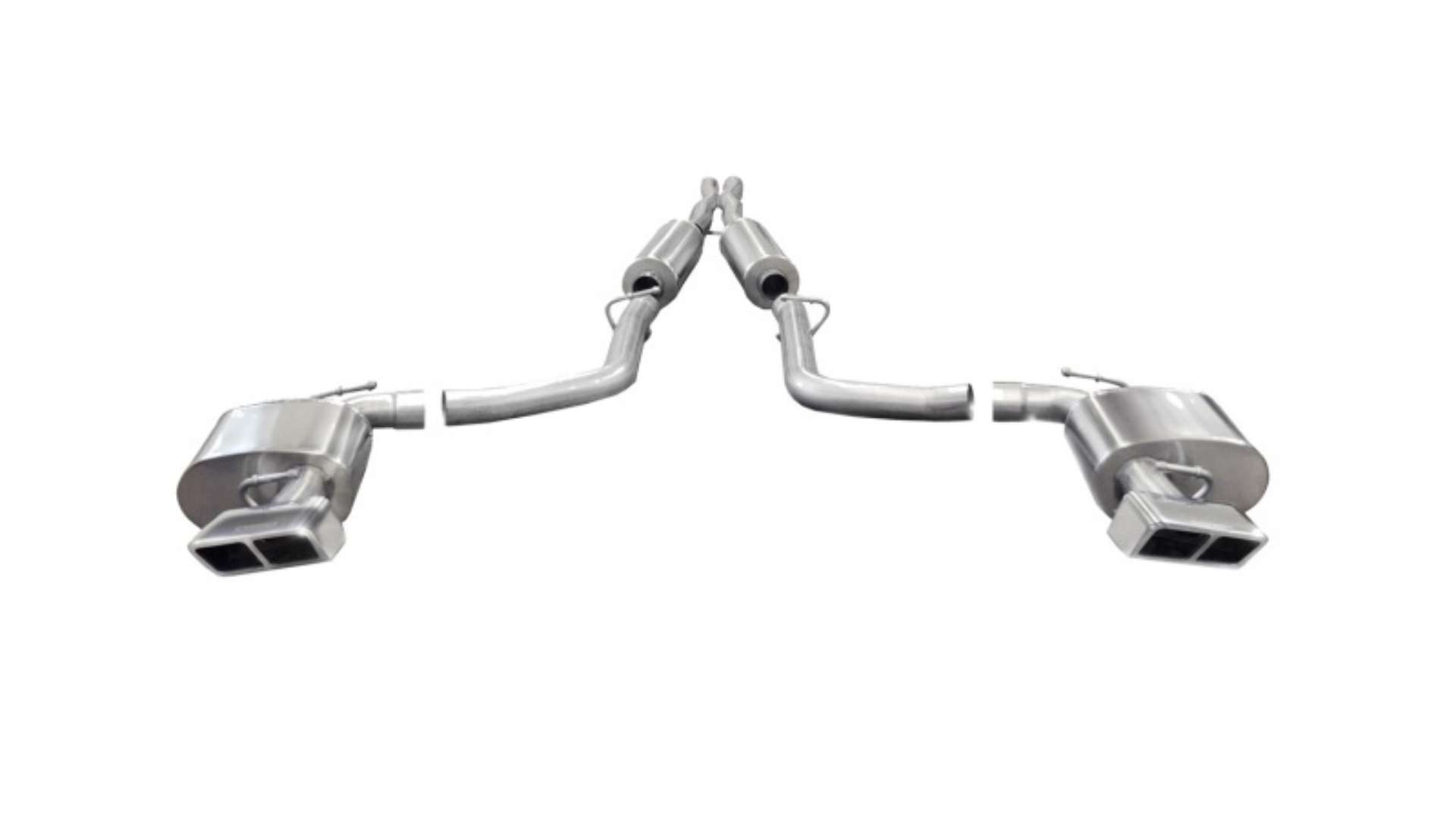 Picture of Corsa 2014-2014 Dodge Challenger SRT-8 6-4L V8 Auto Polished Xtreme Cat-Back Exhaust