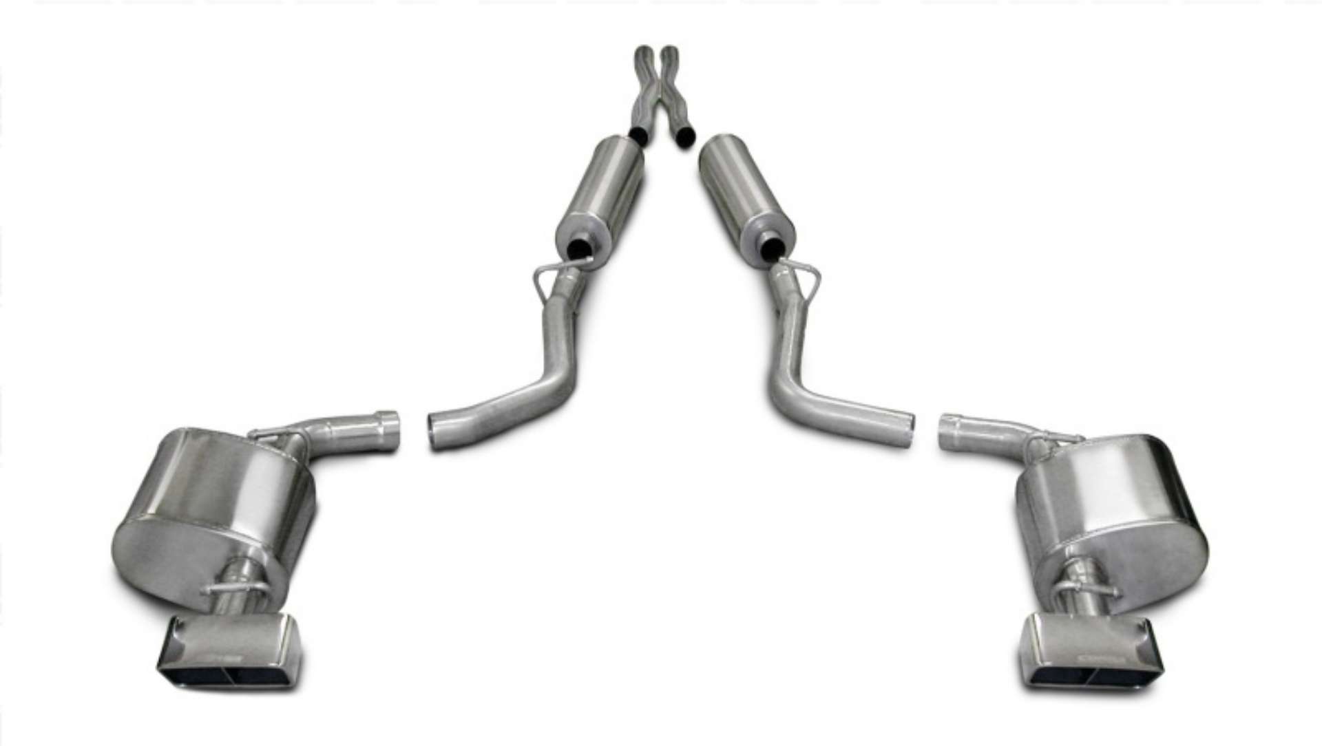 Picture of Corsa 2009-2010 Dodge Challenger R-T 5-7L V8 Manual Polished Xtreme Cat-Back Exhaust