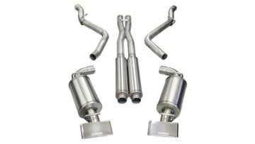 Picture of Corsa 2008-2010 Dodge Challenger SRT-8 6-1L V8 Polished Xtreme Cat-Back Exhaust