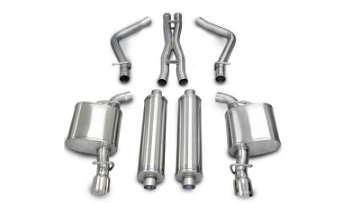 Picture of Corsa 2005-2010 Dodge Charger No Towing Hitch R-T 5-7L V8 Polished Xtreme Cat-Back Exhaust