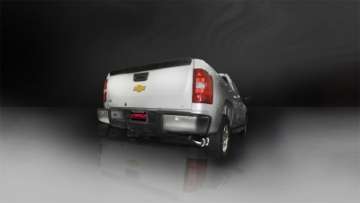 Picture of Corsa 2011-2013 Chevrolet Silverado Crew Cab-Short Bed 1500 6-2L V8 Polished Sport Cat-Back Exhaust