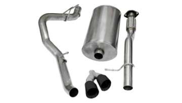 Picture of Corsa 2009-2013 Chevrolet Suburban 1500 5-3L V8 Black Sport Cat-Back Exhaust