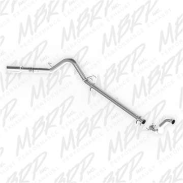 Picture of MBRP 08-10 Ford 6-4L F250-350-450 4 inch Filter Back Single Side Exit Aluminum and Down Pipe