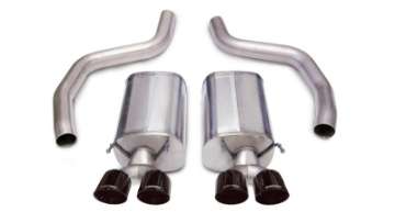 Picture of Corsa 2006-2013 Chevrolet Corvette C6 Z06 7-0L V8 Black Sport Axle-Back Exhaust