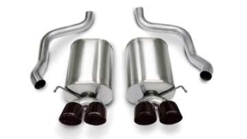 Picture of Corsa 2005-2007 Chevrolet Corvette C6 6-0L V8 Black Sport Axle-Back Exhaust