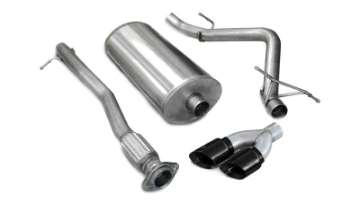 Picture of Corsa 2007-2008 Chevrolet Silverado Crew Cab-Short Bed 1500 5-3L V8 Black Sport Cat-Back Exhaust