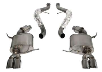 Picture of Corsa 2008-2012 BMW M3 Convertible E93 Polished Sport Cat-Back Exhaust